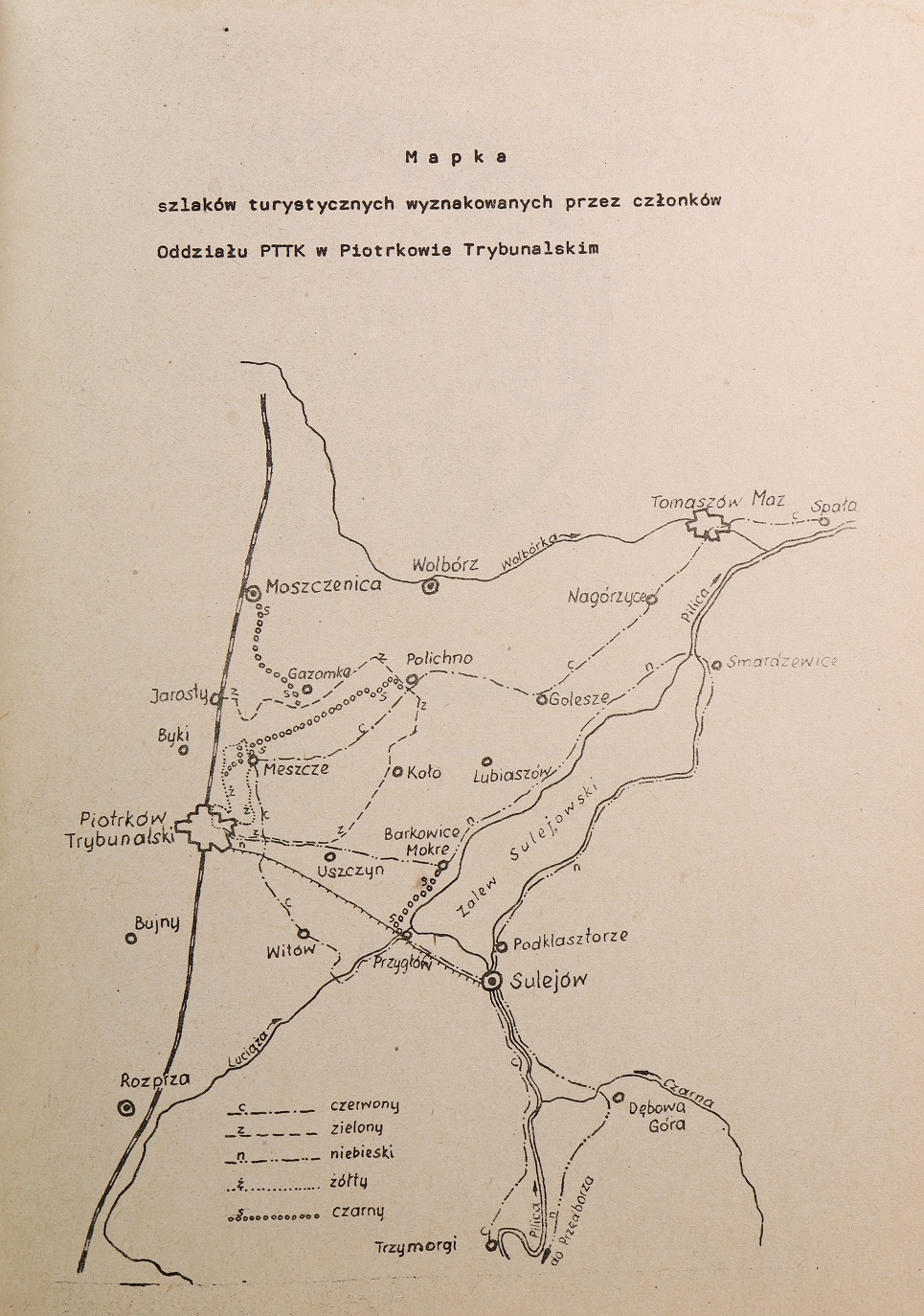 Kolekcja materiałów i opracowań do dziejów Polskiego Towarzystwa Turystyczno-Krajoznawczego w Piotrkowie Tryb. - Spuścizna Stefana Dybkowskiego